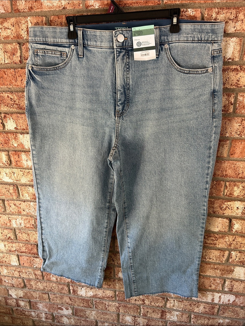 Terra & Sky Light Blue Relaxed Women’s Size 20W Jeans
